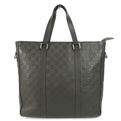 LOUIS VUITTON N41270 Damier Infini Tadao PM 托特包，手提包，皮革，男女通用，流星棕色