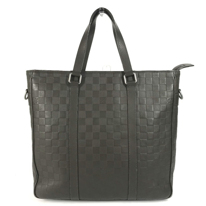 LOUIS VUITTON N41270 Damier Infini Tadao PM 托特包,手提包,皮革,男女通用,流星棕色-0