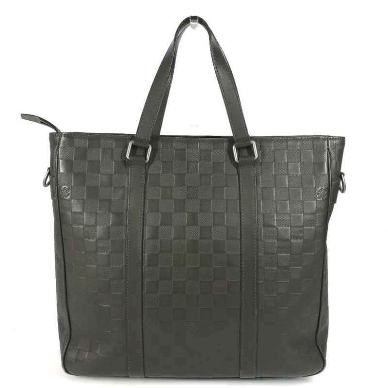 LOUIS VUITTON N41270 Damier Infini Tadao PM 托特包,手提包,皮革,男女通用,流星棕色-1