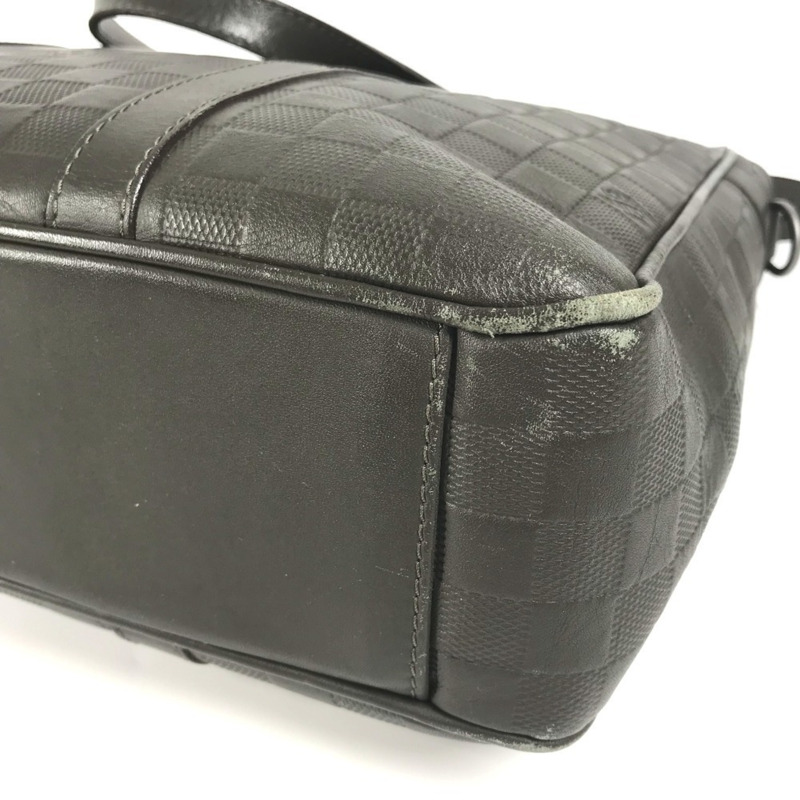 LOUIS VUITTON N41270 Damier Infini Tadao PM 托特包,手提包,皮革,男女通用,流星棕色-4