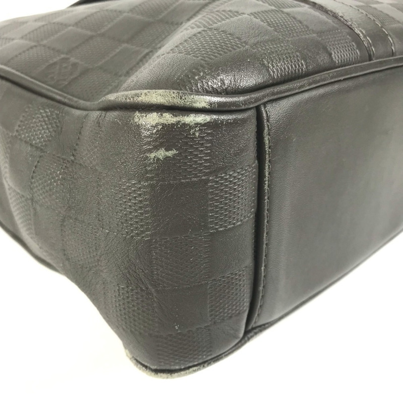 LOUIS VUITTON N41270 Damier Infini Tadao PM 托特包,手提包,皮革,男女通用,流星棕色-5