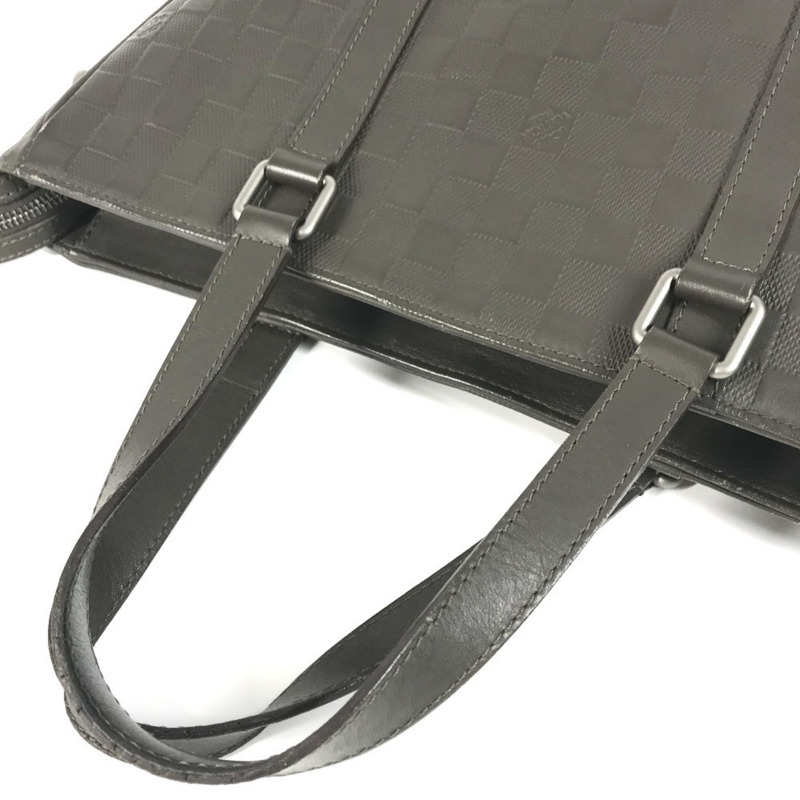LOUIS VUITTON N41270 Damier Infini Tadao PM 托特包,手提包,皮革,男女通用,流星棕色-6