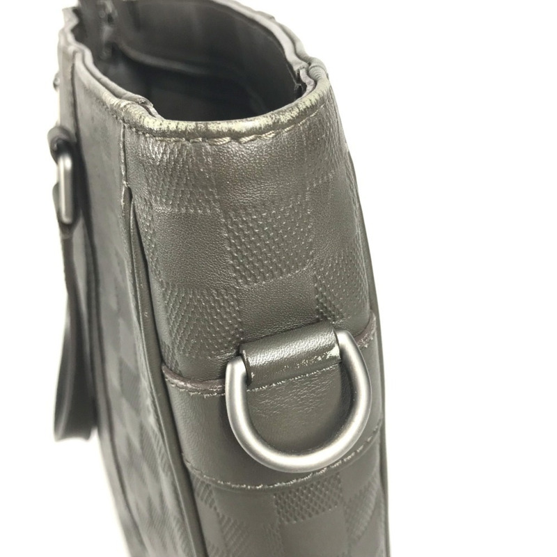 LOUIS VUITTON N41270 Damier Infini Tadao PM 托特包,手提包,皮革,男女通用,流星棕色-16