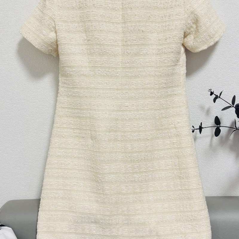 Chanel uniform 四口袋軟呢洋裝 38碼-1