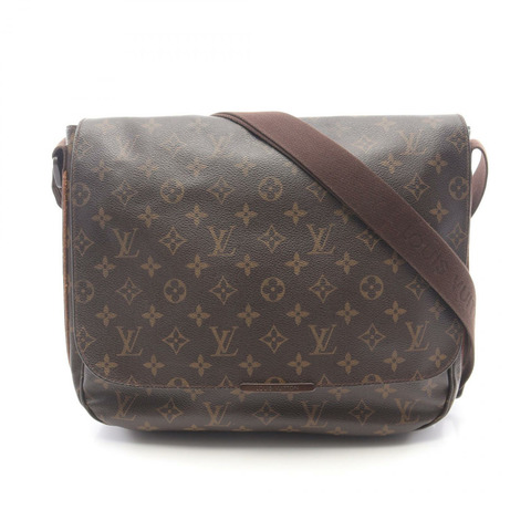 LOUIS VUITTON Messenger Bobble MM Monogram 單肩包 M97038 PVC 塗層帆布 棕色 二手 女士