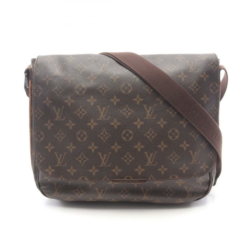 LOUIS VUITTON Messenger Bobble MM Monogram 單肩包 M97038 PVC 塗層帆布 棕色 二手 女士-0