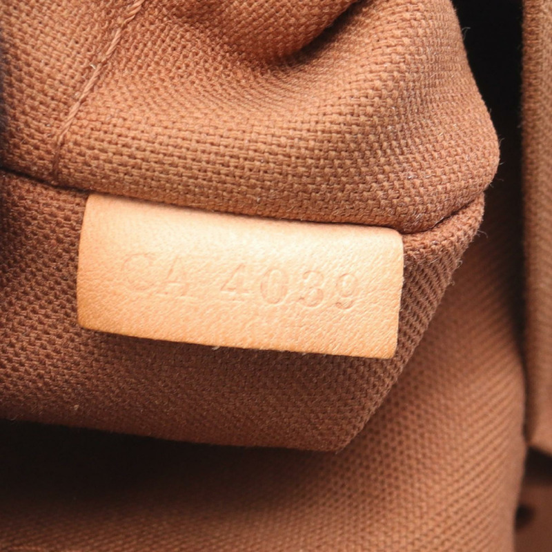LOUIS VUITTON Messenger Bobble MM Monogram 單肩包 M97038 PVC 塗層帆布 棕色 二手 女士-4