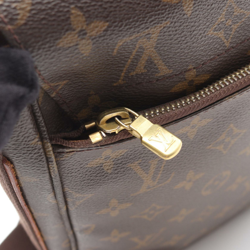 LOUIS VUITTON Messenger Bobble MM Monogram 單肩包 M97038 PVC 塗層帆布 棕色 二手 女士-9