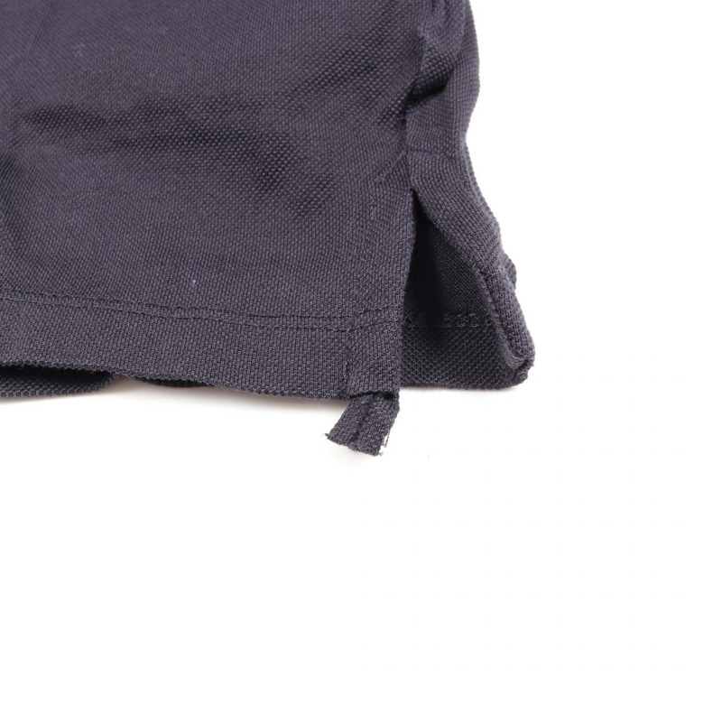 MONCLER 橡膠標誌 Polo 衫 8A72400 棉質海軍藍 S 碼 二手男式-4