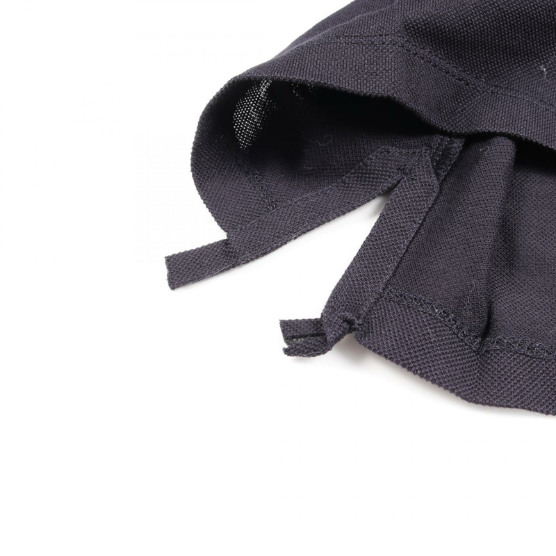 MONCLER 橡膠標誌 Polo 衫 8A72400 棉質海軍藍 S 碼 二手男式-5