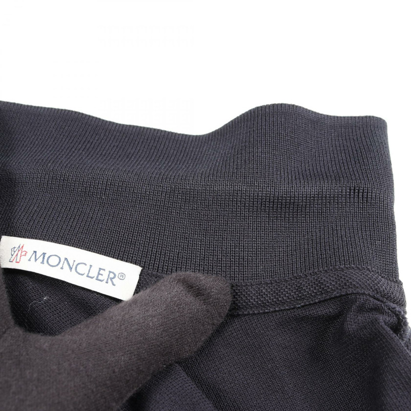 MONCLER 橡膠標誌 Polo 衫 8A72400 棉質海軍藍 S 碼 二手男式-6