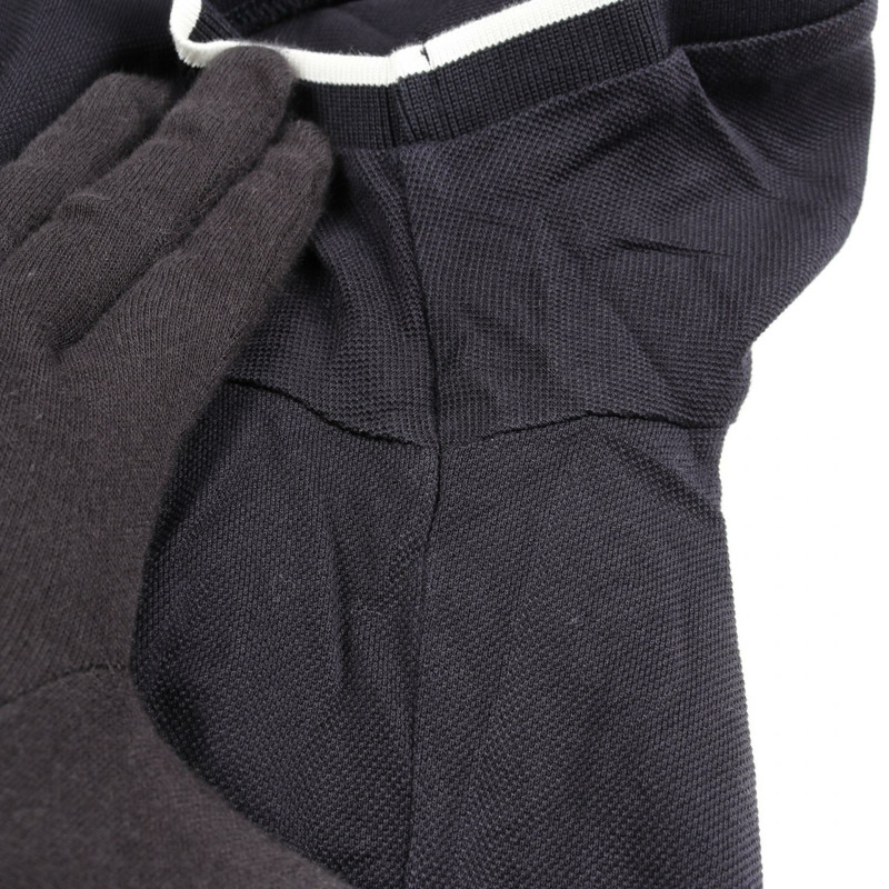MONCLER 橡膠標誌 Polo 衫 8A72400 棉質海軍藍 S 碼 二手男式-8