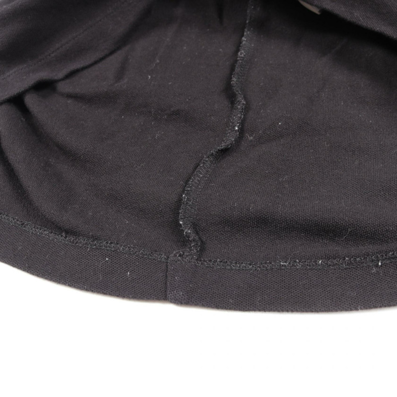 MONCLER 條紋 Polo 衫 8386000 棉質 黑色 XS 碼 二手 女款-6