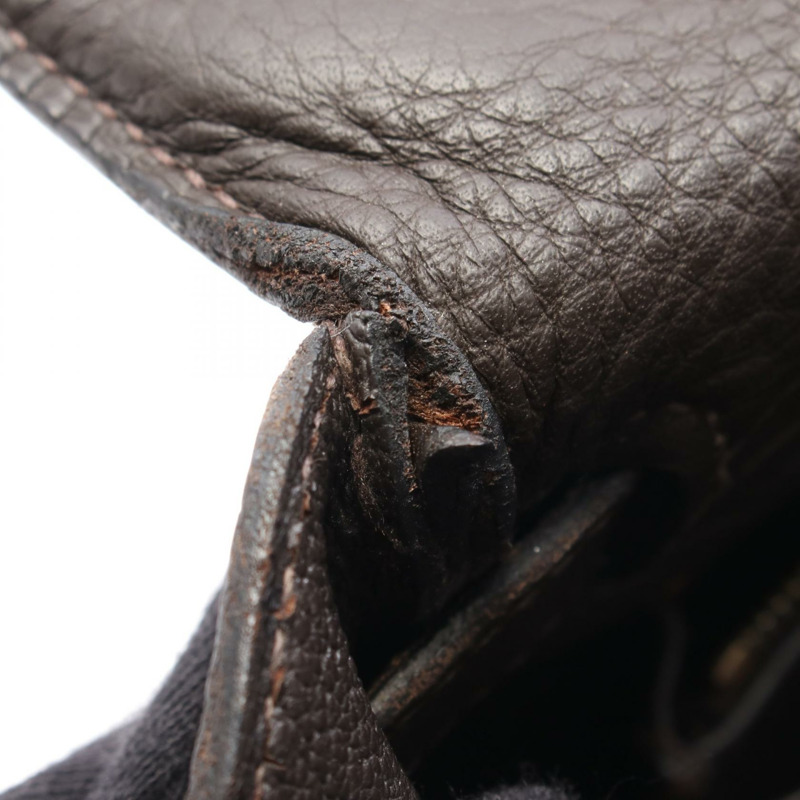 HERMES Kelly 32 單肩包 K 內縫 Toile H Togo Ecru 二手 GHW-6