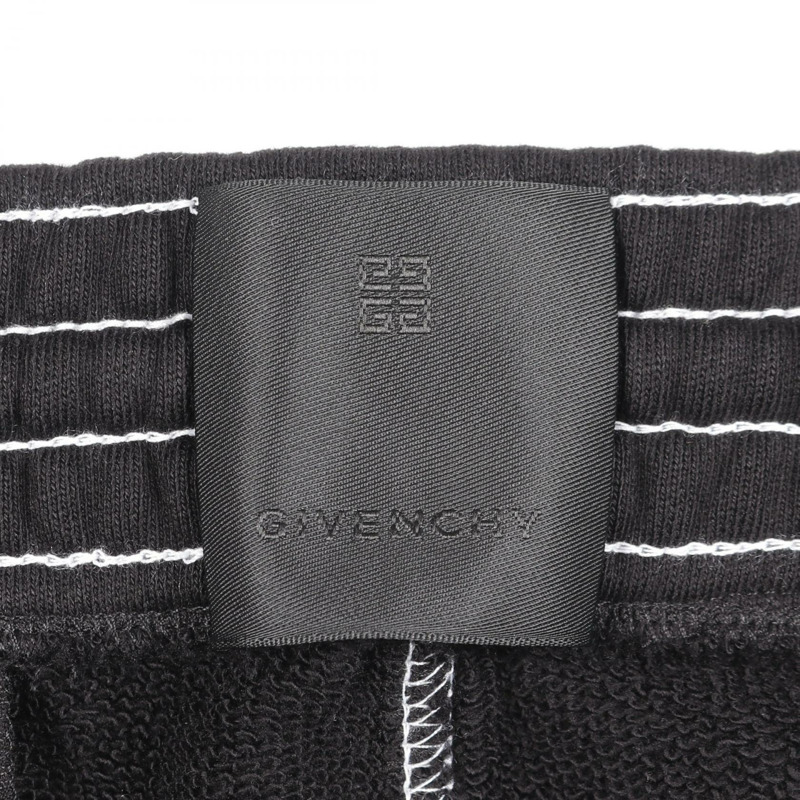 GIVENCHY 4G 標誌長褲 BM51DA3YPQ004M 棉黑色 M 碼 全新男式-2