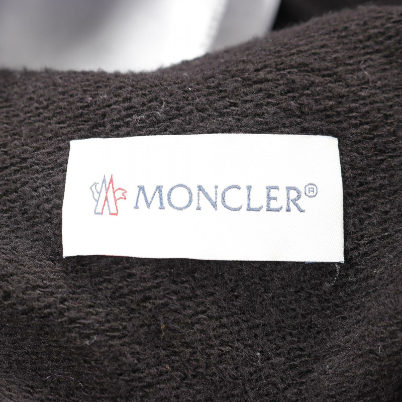 MONCLER 抽繩腰運動褲 棉質 黑色 #XS 二手男款-2