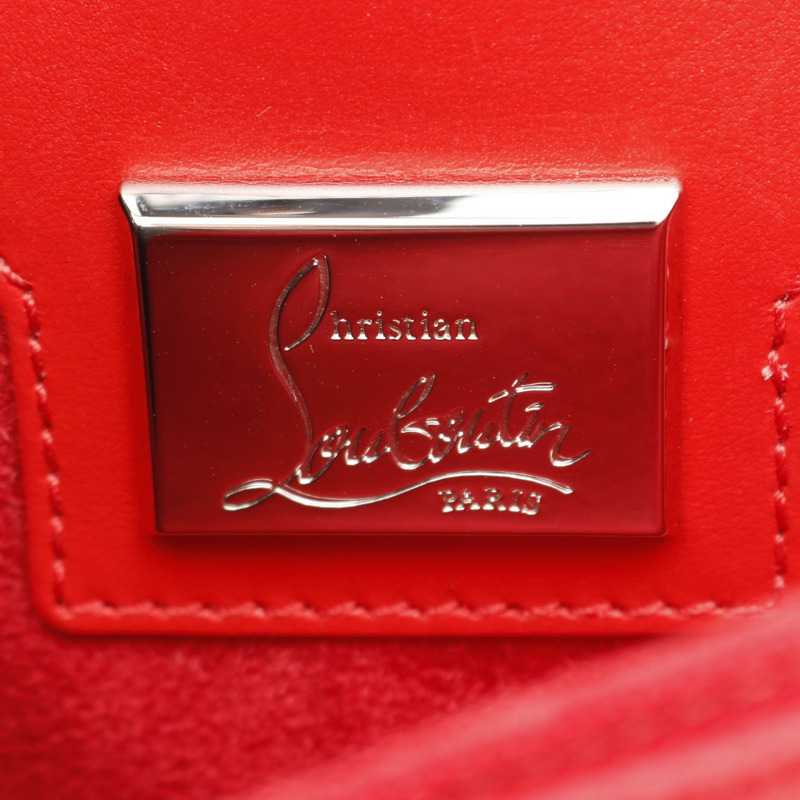 Christian Louboutin PALOMA 手提包 斜背包 包釘 漆皮 海軍藍-3