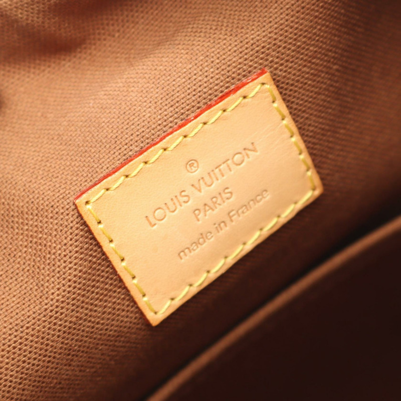 LOUIS VUITTON Odeon MM 單肩斜背包 M56389 Monogram 皮革棕色二手-3