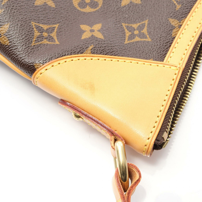 LOUIS VUITTON Odeon MM 單肩斜背包 M56389 Monogram 皮革棕色二手-8
