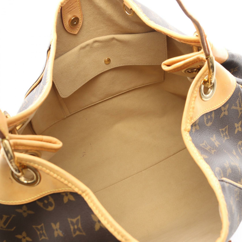 LOUIS VUITTON Galliera GM 單肩包 M56381 Monogram 皮革 棕色 二手 女士-2