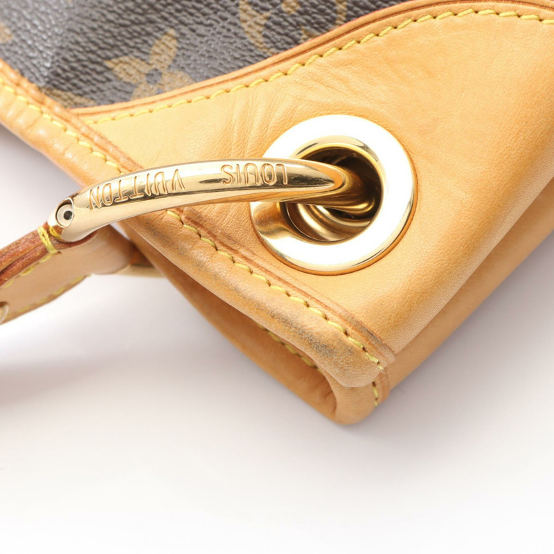 LOUIS VUITTON Galliera GM 單肩包 M56381 Monogram 皮革 棕色 二手 女士-5