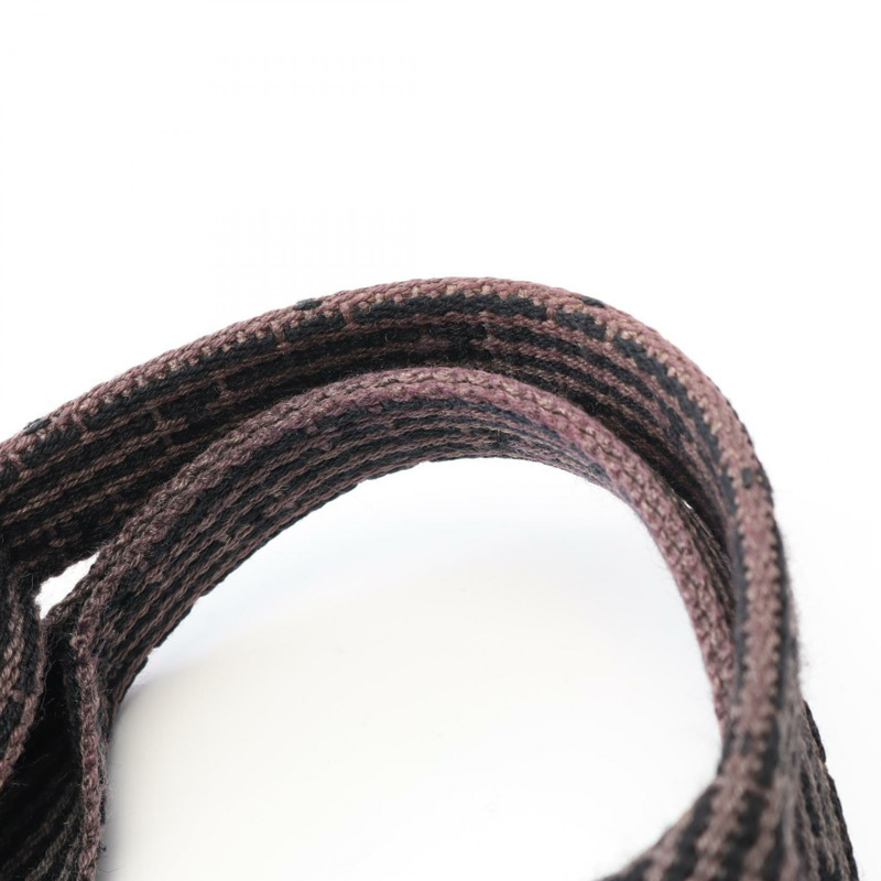 HERMES Herline PM 手提包 帆布 尼龍帆布 灰色 二手 女款 SHW-5