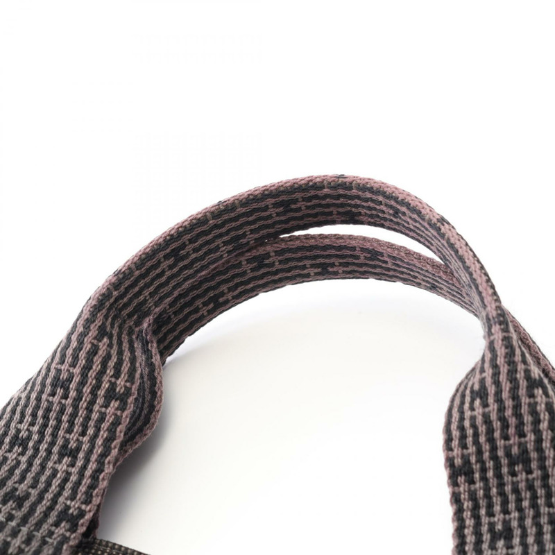 HERMES Herline MM 手提包 帆布 尼龍帆布 灰色 二手 SHW-6