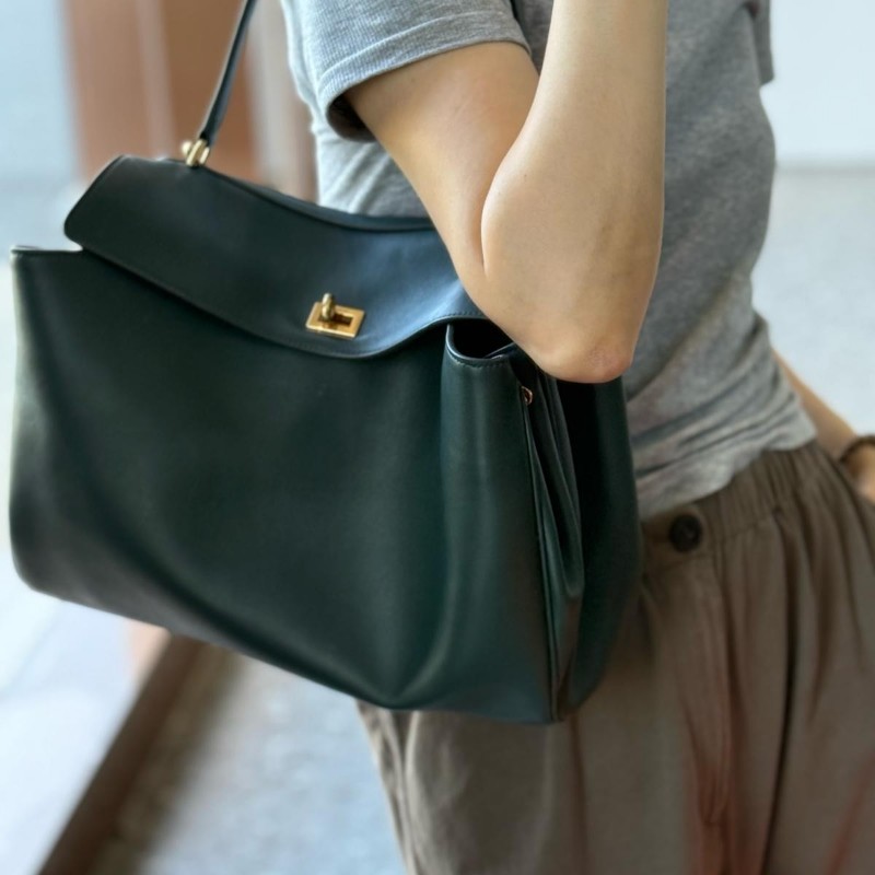 Balenciaga Rodeo medium 墨綠色-5
