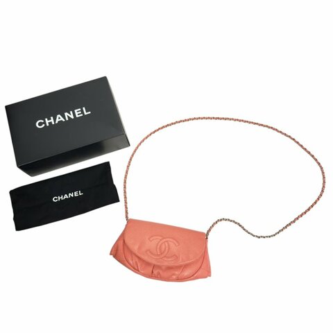 CHANEL CC 荔枝皮 多用途鏈條包 斜背包 肩背包 腋下包 手包（員工內購商品）