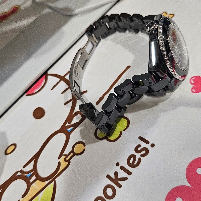 CHANEL 香奈兒(H5701) J12鑽石時標石英陶瓷腕表x黑x33mm-2