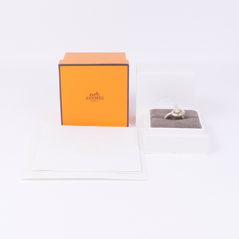HERMES 925純銀Echappee Ring戒指Hermes#54/US#7-8