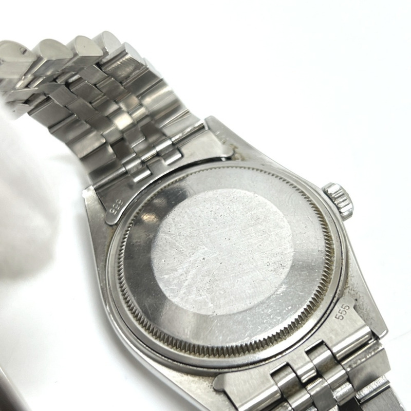 ROLEX Datejust 16030 自動手錶,不鏽鋼/白色,男士,銀色-4