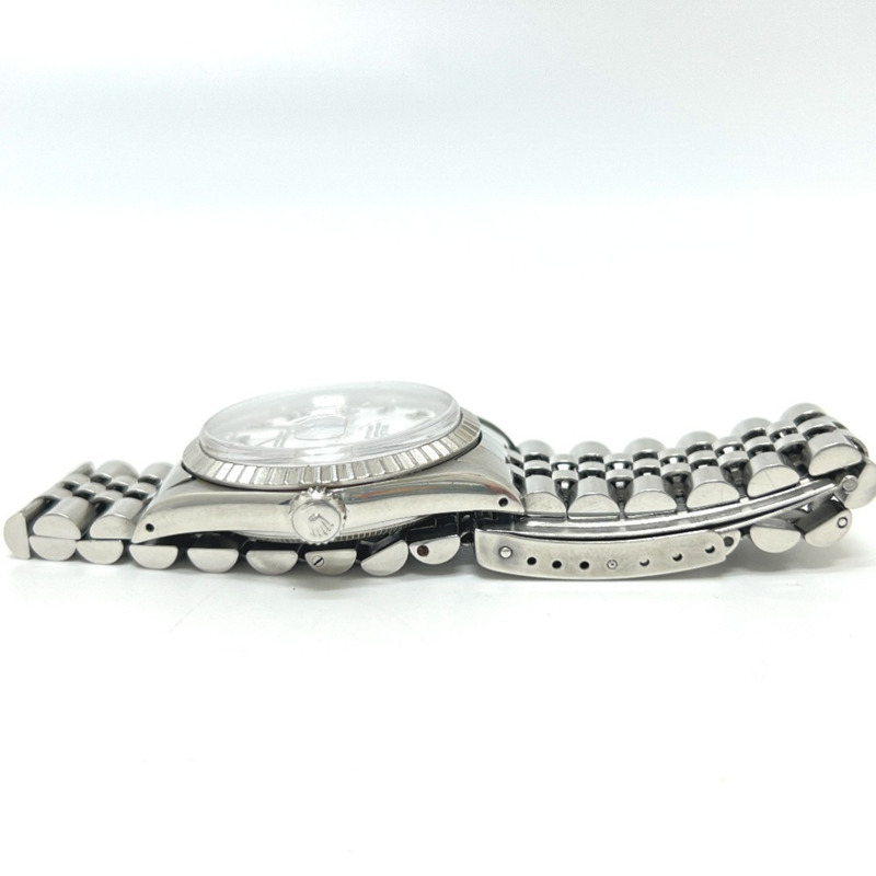 ROLEX Datejust 16030 自動手錶,不鏽鋼/白色,男士,銀色-7