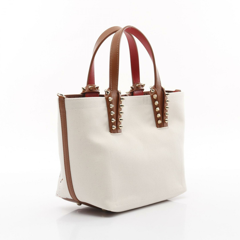 Christian Louboutin CABATA 塗鴉托特包斜背包 1255259N005 帆布-1