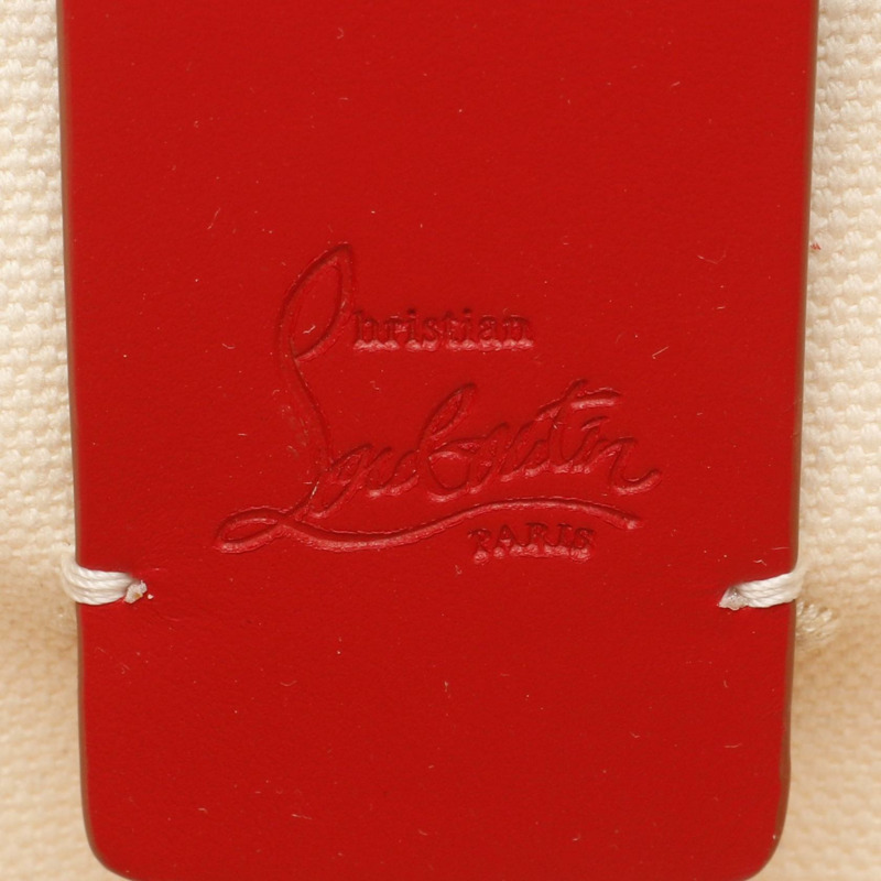 Christian Louboutin CABATA 塗鴉托特包斜背包 1255259N005 帆布-3