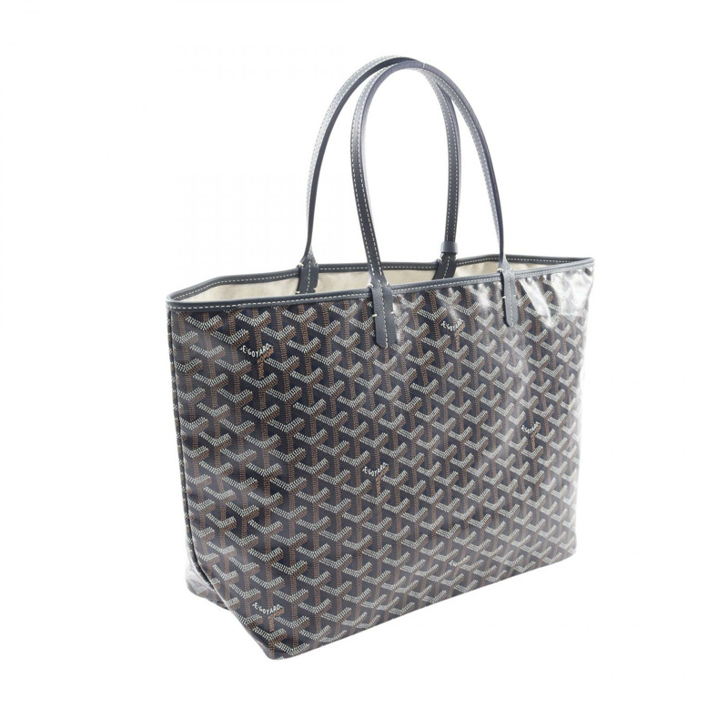 GOYARD Saint Louis 小號手提包 STLOUIPMLTY07CL07P 帆布皮革 海軍藍 多色-1