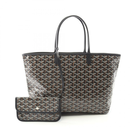 GOYARD Saint Louis PM 托特包 單肩包 LNE020251 帆布 皮革 黑色 女款