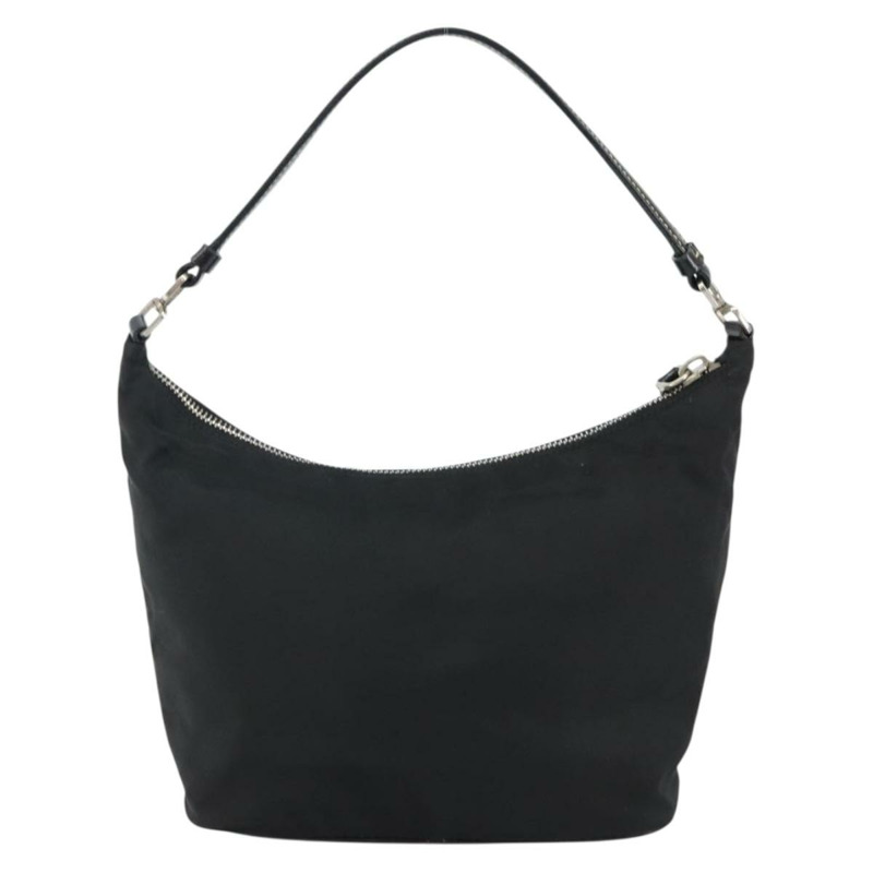 【日本直送】PRADA 單肩包 尼龍 黑色 銀色 正品 144477-1