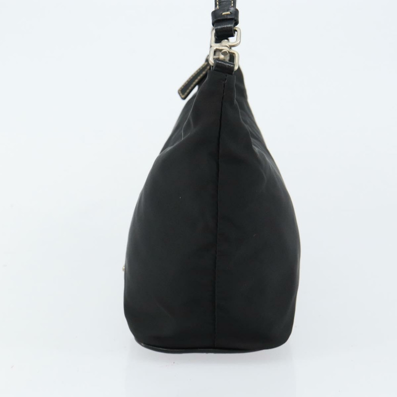 【日本直送】PRADA 單肩包 尼龍 黑色 銀色 正品 144477-2