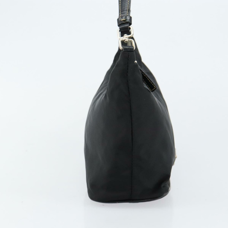 【日本直送】PRADA 單肩包 尼龍 黑色 銀色 正品 144477-3
