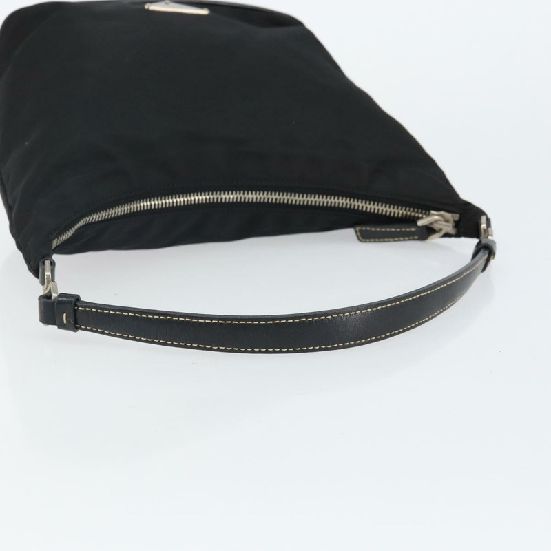 【日本直送】PRADA 單肩包 尼龍 黑色 銀色 正品 144477-6