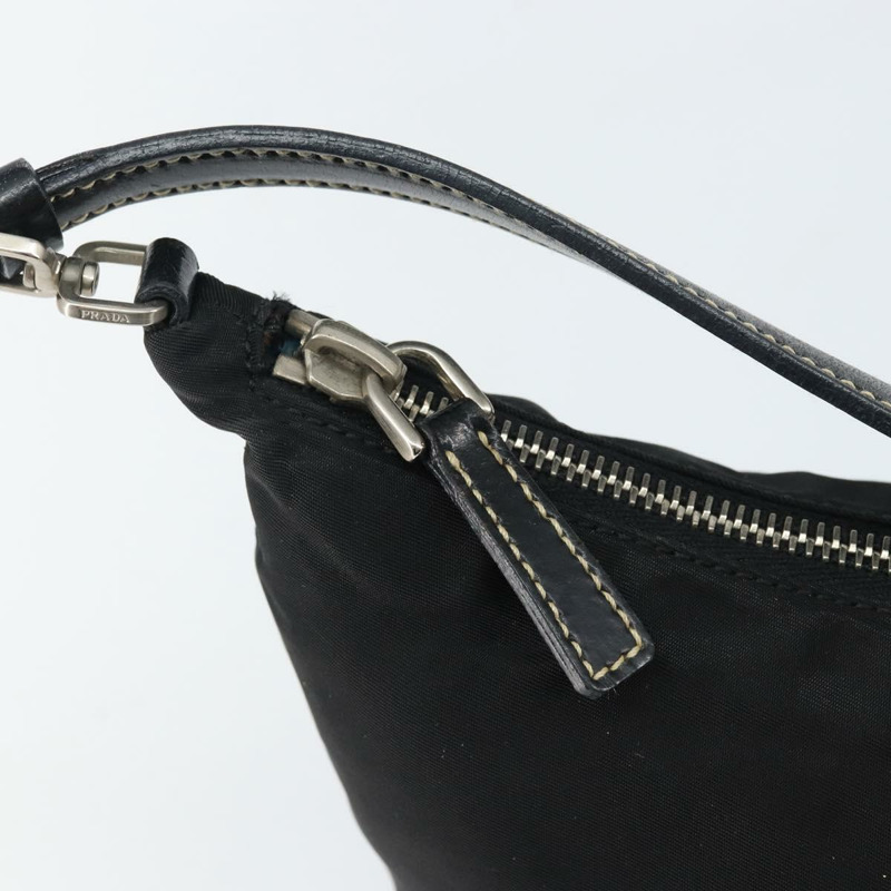 【日本直送】PRADA 單肩包 尼龍 黑色 銀色 正品 144477-9