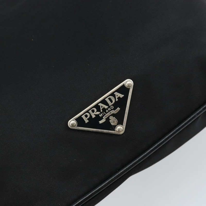 【日本直送】PRADA 單肩包 尼龍 黑色 銀色 正品 144477-16