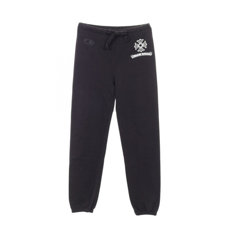 CHROME HEARTS CH Plus 醋印花褲 棉質 黑色 二手 男款