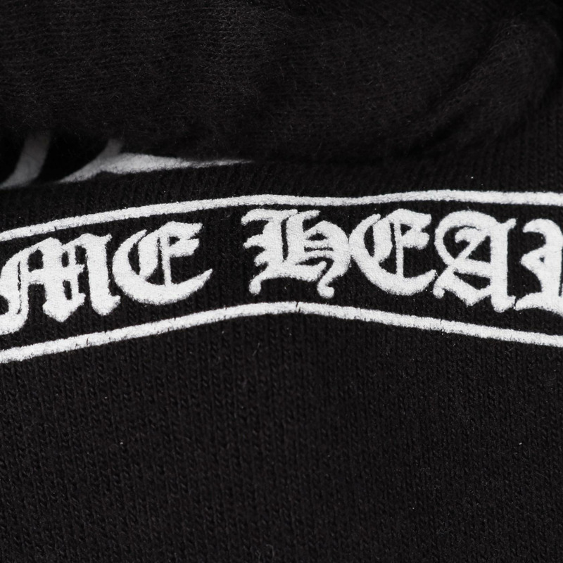 CHROME HEARTS CH Plus 醋印花褲 棉質 黑色 二手 男款-9