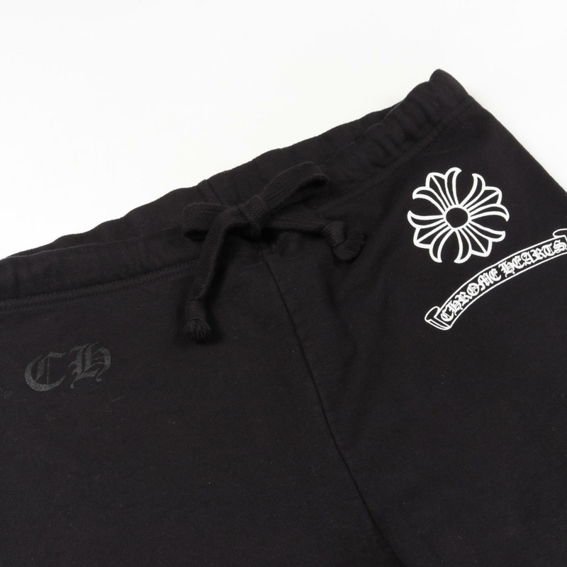 CHROME HEARTS CH Plus 醋印花褲 棉質 黑色 二手 男款-11