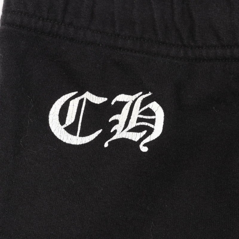 CHROME HEARTS 十字繡運動褲 棉質 黑色 L 碼 二手男式-6