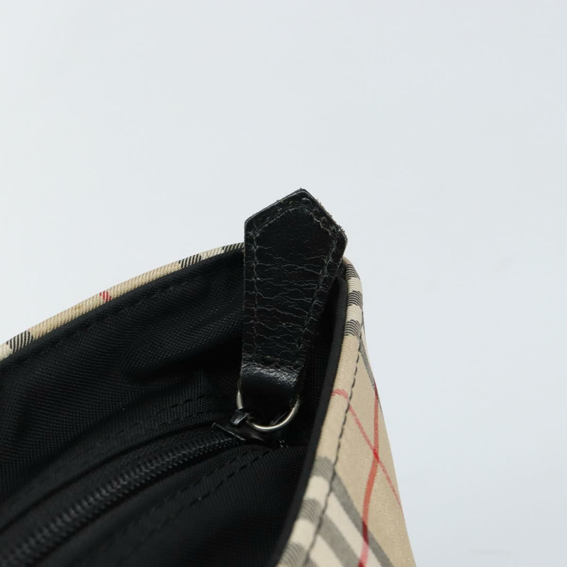 【日本直送】Burberrys Nova 格紋藍標手提包尼龍米色銀色正品 kk557-10