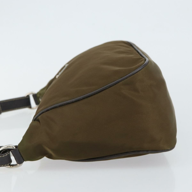 【日本直送】PRADA 單肩包 尼龍 卡其色 銀色 正品 145010-3