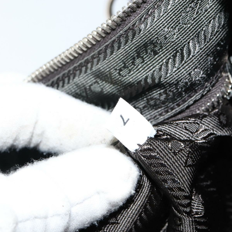 【日本直送】PRADA 單肩包 尼龍 卡其色 銀色 正品 145010-9